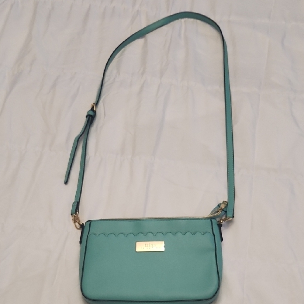 Trina Turk Aqua Crossbody Bag